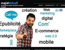 Tablet Screenshot of majid-khloufi.com